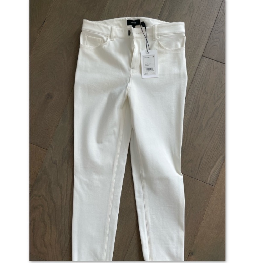 Theory White Jeans
